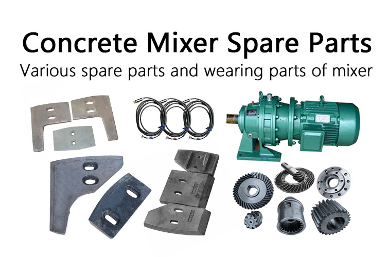 concrete mixer spare parts